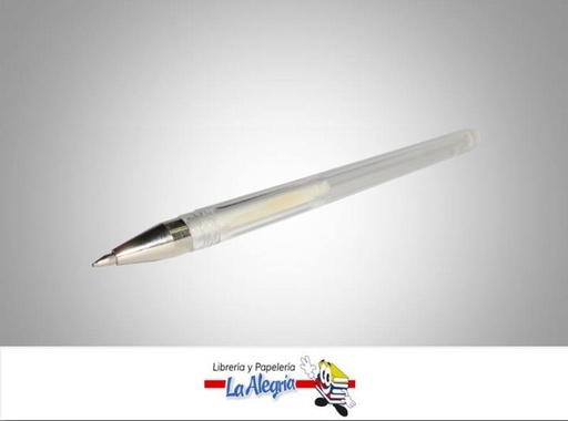 [20810G] BOLIGRAFO GEL C/TAPA BLANCO UND MARCA OFFICE LINE   