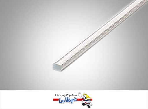 [2773201303628] PERFIL ACRILICO CUAD. MACISO 6X6MM 50CM MARCA MINI-ART   