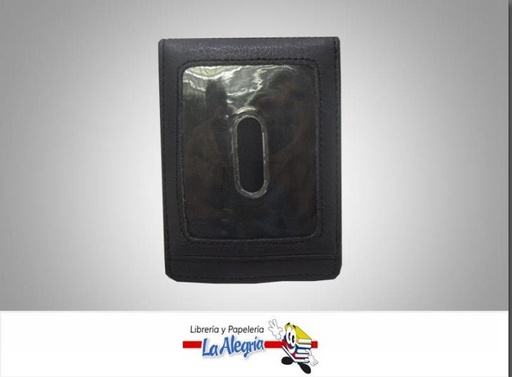 [3919] BILLETERA CREDENCIAL DE CUERO C/GANCHO MARCA S/M   