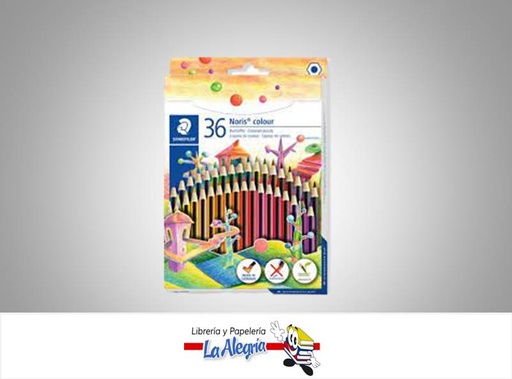 [4007817038734] LAPICES DE COLORES 36 COL NORIS COLOUR MARCA STAEDTLER