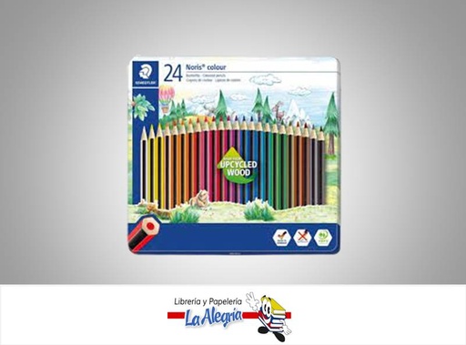 [4007817062654] LAPICES DE COLORES 24 COL E.METAL NORIS MARCA STAEDTLER   