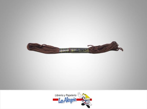 [415HB033] HILO PARA BORDAR 8MTRS MARRON UND MARCA DAI   