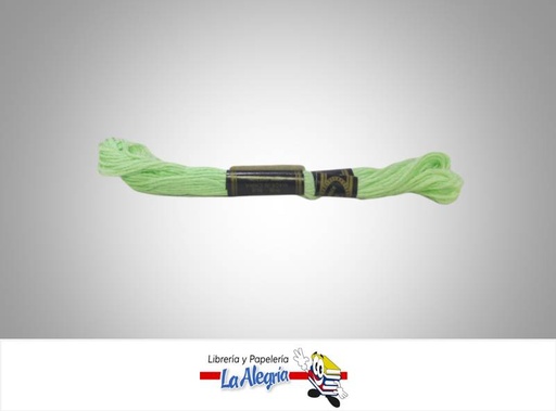[415HB074] HILO PARA BORDAR 8MTRS VERDE MENTA UND MARCA DAI   