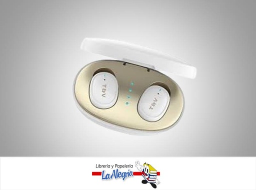 [4260411270560] AUDIFONOS INALAMBRICOS TWS BLANCO IN EAR MARCA THONET & VANDER   
