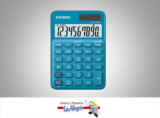 [4549526603730] CALCULADORA ESCRITORIO SL-310UC-BU 10DIG MARCA CASIO