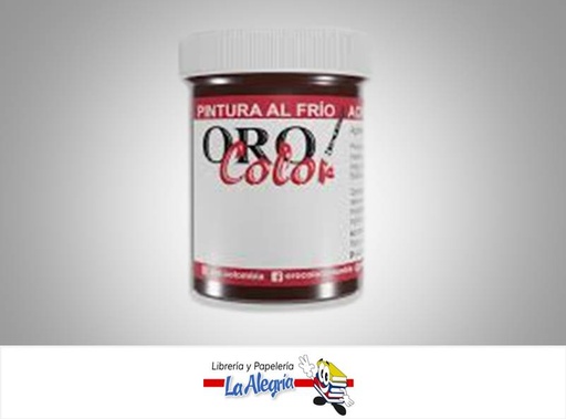 [7590015022669] PINTURA AL FRIO 60CC FE01 PIEL MULATA MARCA ORO COLOR   