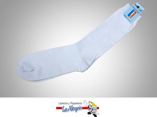 [550-8BL3L] MEDIA COLEGIAL LISA TRIPLE LARGA TALLA 8 BLANCA MARCA SPORTWIND