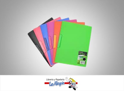 [663701985467] CARPETA CON CLIP GIRATORIO NEON CARTA OK344 MARCA OFIMAK