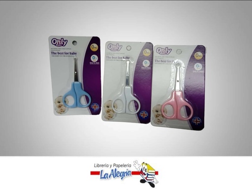 [6764478524522] TIJERA PARA BEBE MARCA ONLY BABY   