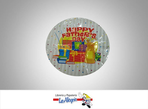 [681070860307] GLOBO FOIL 18 HAPPY FATHERS DAY MARCA KALEIDOSCOPE   