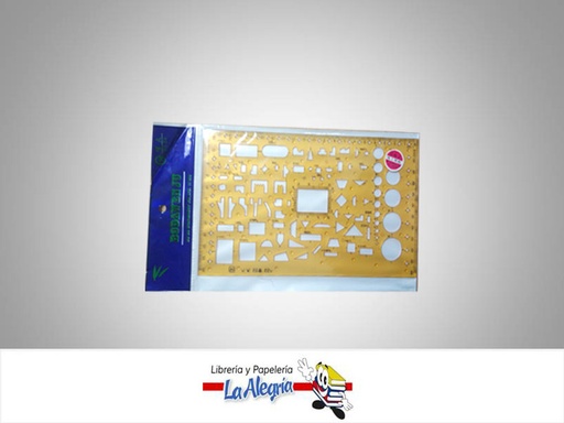 [6911082503119] PLANTILLA ACRILICA ELECTRICIDAD 20CM UND MARCA BO DA   