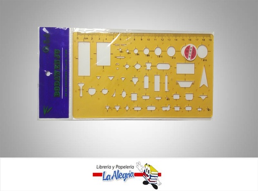 [6912052536335] PLANTILLA SANITARIOS ACRILICO 19CM AMARI MARCA BO DA   