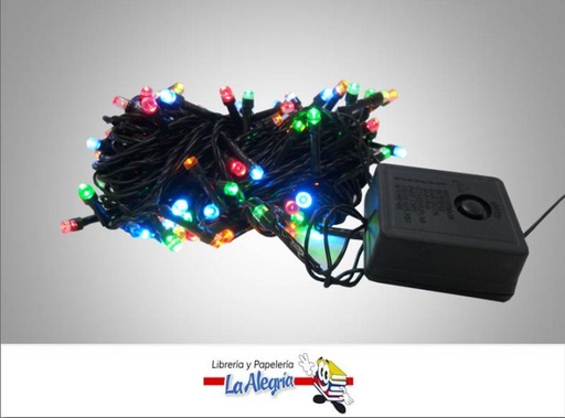 [6920130004829] LUCES DE NAVIDAD LED 100 BOMB MULTICOLOR MARCA S/M   
