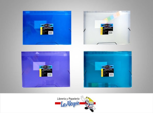 [6920502114613] ARCHIVADOR PLASTICO EXPAND OFICIO C/LIGA MARCA OFFICE LINE   