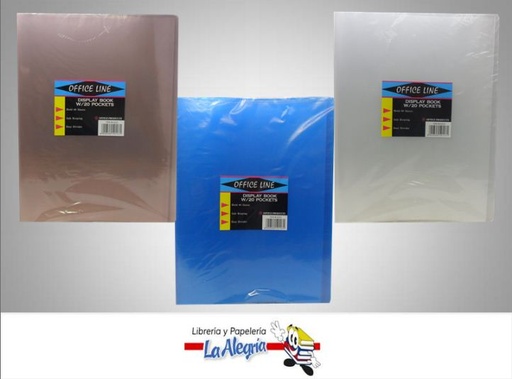 [6920502191171] CARPETA CATALOGO 20H CARTA MARCA OFFICE LINE   