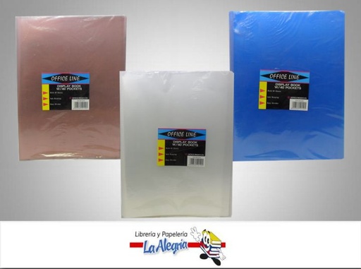 [6920502191195] CARPETA CATALOGO 40H CARTA MARCA OFFICE LINE   
