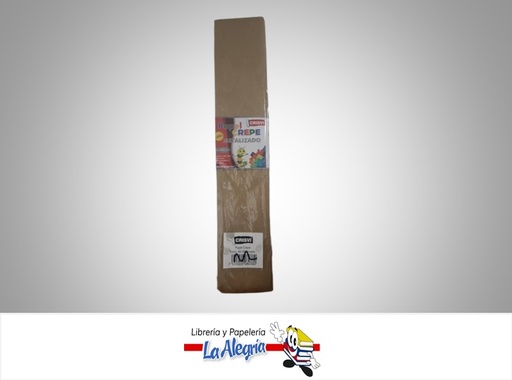 [6921298120420A] PAPEL CREPE 50X200CM METALIZADO DORADO MARCA CRISVI