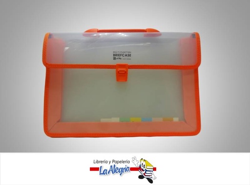 [6926650285755] MALETIN PLAST C/ASA TRANSPARENTE OFICIO MARCA SYSABE   
