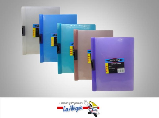 [6926662300026] CARPETA CON CLIP GIRATORIO CARTA COLOR MARCA OFFICE PRO