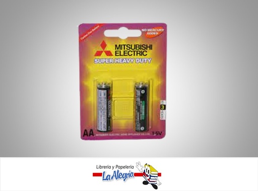 [6927799694552] PILA AA 1,5V SUPER HEAVY DUTY SET 2UND MARCA MITSUBISHI ELECTRIC   