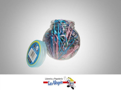 [6936063910083] CLIP 50MM METALIZADO COLORES 50UND MARCA L.O.   