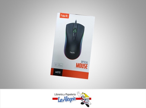[6939119027377] MOUSE HAVIT MS72 NEGRO/GRIS MARCA HAVIT   