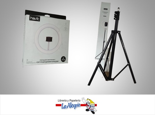 [6939119034436] ARO DE LUZ Y SOPORTE TELEFONO ST7012 MARCA HAVIT
