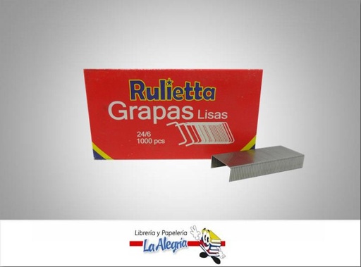 [6943448091619] GRAPA LISA 24/6 1000 UND MARCA RULIETTA   