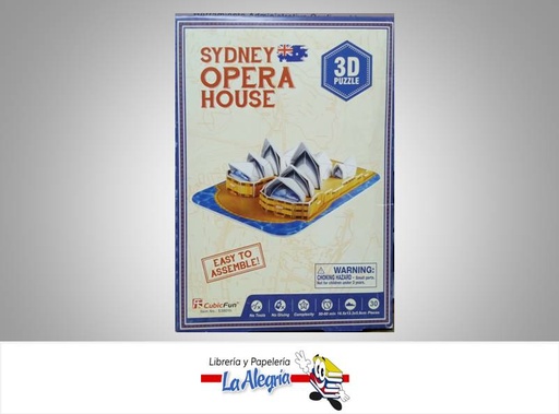 [6944588230012] ROMPECABEZA 3D SYDNEY OPERA HOUSE 30 PZA    