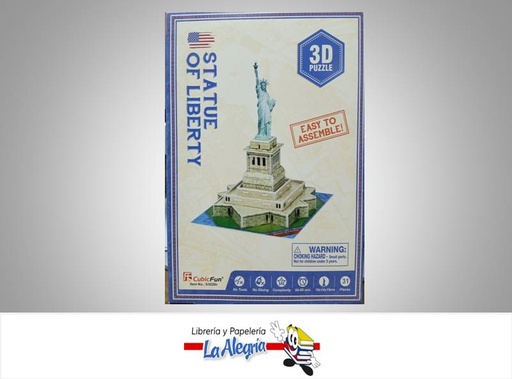 [6944588230265] ROMPECABEZA 3D STATUE OF LIBERTY 31 PZA    