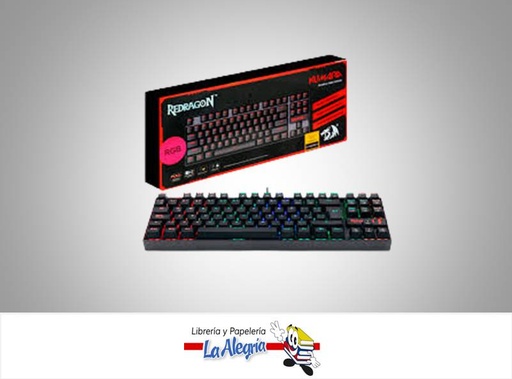 [6950376704962] TECLADO KUMARA RAINBOW BLACK SP K552-KR MARCA TARGUS   