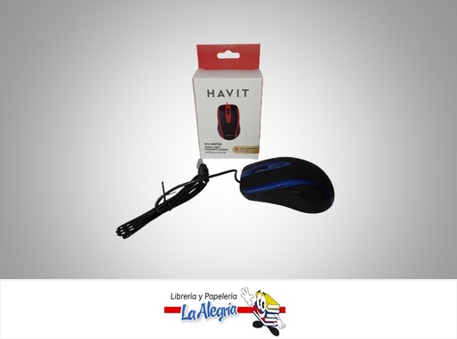 [6950676221770] MOUSE USB HAVIT MS753 BLUE/BLACK MARCA HAVIT
