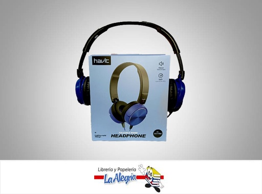 [6950676237979] AUDIFONO AZUL H2178D MARCA HAVIT