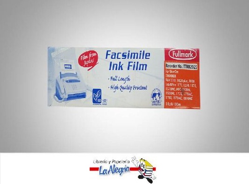 [704315036999] PELICULA FAX BROTHER REF TTRB202S MARCA FULLMARK   