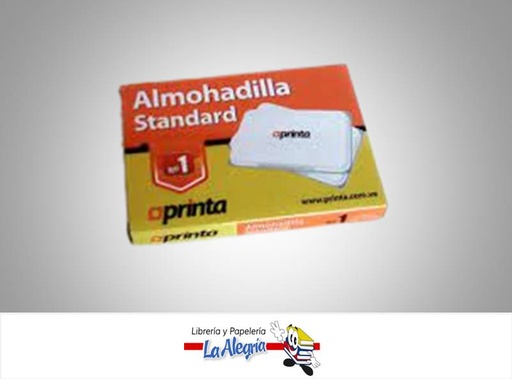 [713757560436] ALMOHADILLA PARA SELLOS N°1 8.2X12.7CM MARCA PRINTA