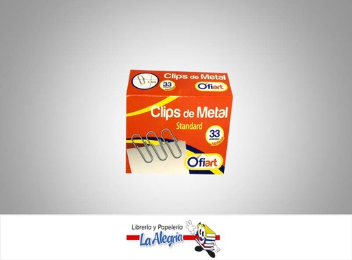 [720171614027] CLIP D/METAL 33 MM OFO5 MARCA OFIART   