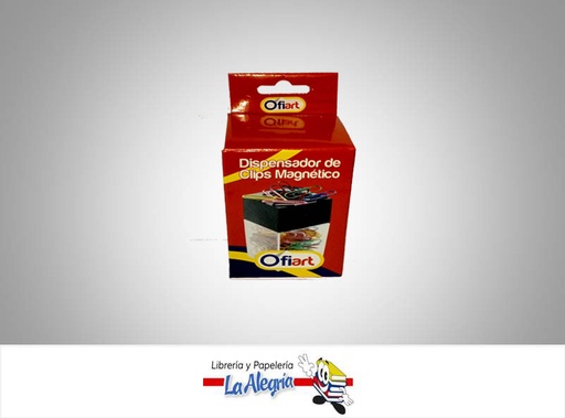 [720171614133] DISPENSADOR DE CLIPS MAGNETICO MARCA OFIART