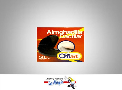 [720171614478] ALMOHADILLA DACTILAR 50MM MARCA OFIART