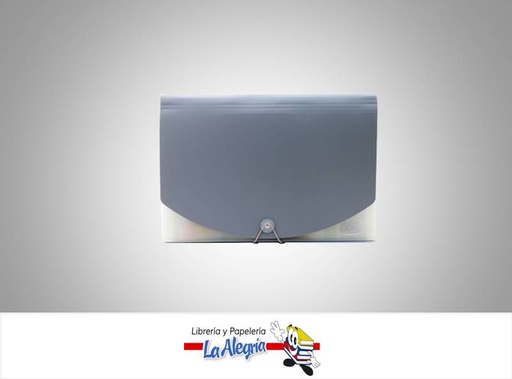 [720171615581] ARCHIVADOR EXPANDIBLE GIRO OF-0116 GRIS MARCA OFIART   