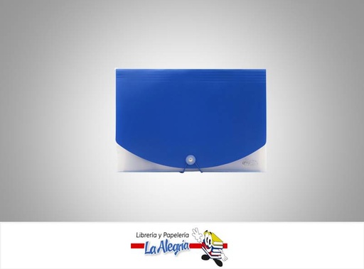 [720171615604] ARCHIVADOR EXPANDIBLE GIROS OF-0118 13 DIVISIONES AZUL MARCA OFIART