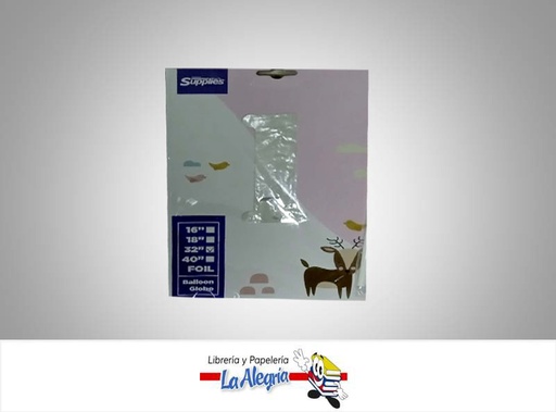 [721456868265] GLOBO FOIL 32'' NUMERO 1 PLATEADO UND MARCA SUPPLIES   