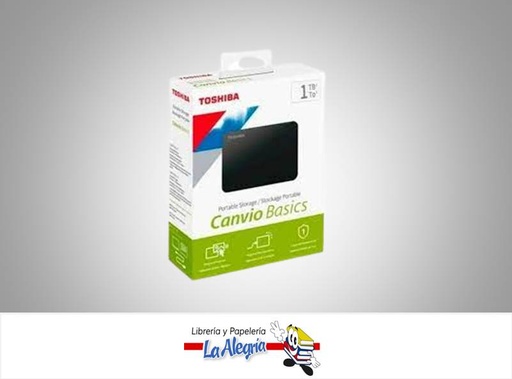 [723844000028] DISCO DURO EXTERNO 1TB USB MARCA TOSHIBA   
