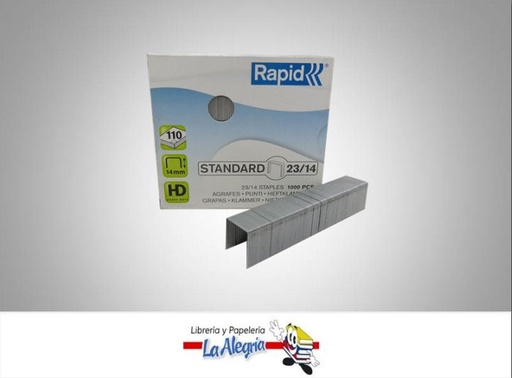 [7313468695002] GRAPA LISA 23/14 1000 UND MARCA RAPID   