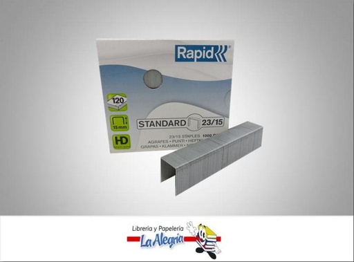 [7313468696009] GRAPA LISA 23/15 1000 UND MARCA RAPID   
