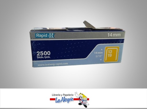 [7313469013119] GRAPA LISA 9/16 2500 UND MARCA RAPID   