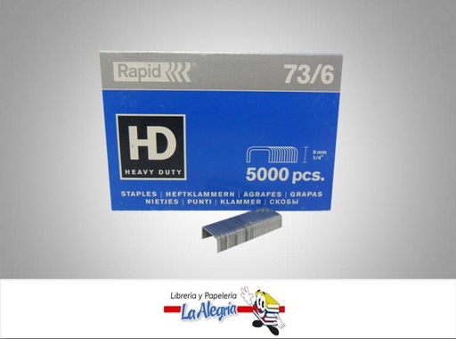 [7313469073014] GRAPA LISA 73/6 5000 UND MARCA RAPID   
