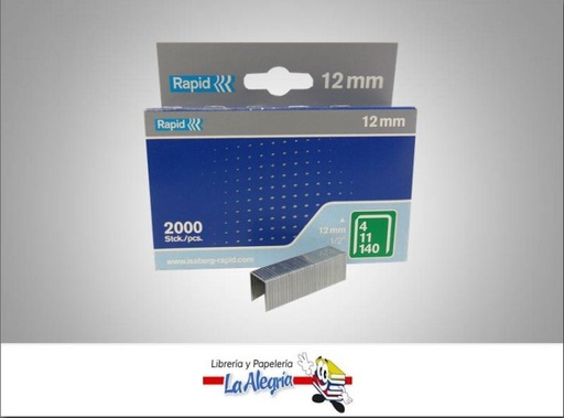 [7313469140044] GRAPA LISA 140/12 2000 UND MARCA RAPID   
