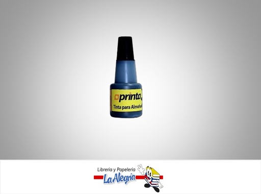 [736211548986] TINTA PARA ALMOHADILLA GOTERO 24ML NEGRO MARCA PRINTA   