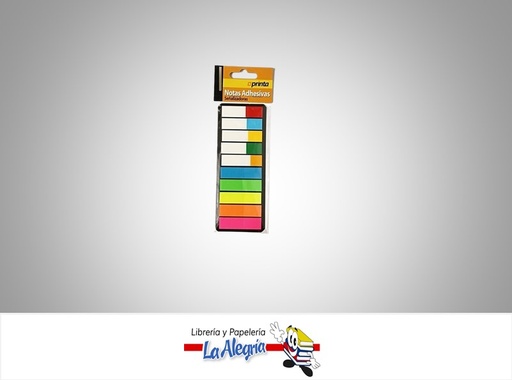[736211550286] NOTA ADHESIVA BANDERA 10 COLORES SURTIDO MARCA PRINTA   