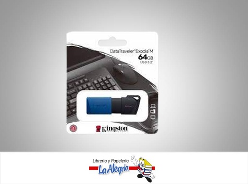 [740617326260] PENDRIVE 64GB USB FLASH 3.2 UV320 UND MARCA KINGSTON   